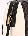 Calvin Klein Logo Brown Pvc Handbag