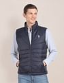 U.S. Polo Assn. Concealed Hood Sleeveless Jacket