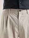 Calvin Klein Jeans Tapered-Fit Solid Mid Rise Trouser
