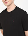 Tommy Hilfiger Solid Regular Fit-Fit Cotton T-Shirt