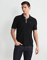 Arrow Sports Tipped Collar Solid Polo Shirt