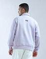 Flying Machine High Neck Solid Sweatshirt