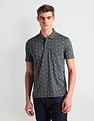 Arrow Sports All Over Print Cotton Polo Shirt