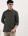 Tommy Hilfiger Heather Horizontal Striped Slim Fit Shirt