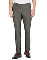 Arrow Dobby Weave Flat Front Trousers