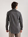 Calvin Klein Jeans Vertical Stripes Slim Fit Woven Shirt