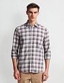 Arrow Sports Tartan Check Oxford Shirt