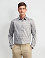 Arrow Tailored Fit Jaquard Shirt