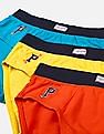 USPA Innerwear Boys Solid Cotton Spandex IKBA Briefs - Pack Of 3
