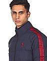 U.S. Polo Assn. High Neck Solid Quilted Jacket