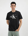 Calvin Klein Jeans Gold Monogram Printed T-Shirt