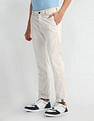Arrow Sports Mid Rise Solid Trousers