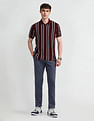 Arrow Sport Vertical Striped Regular Polo Shirt