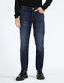 Flying Machine Slash Slim Tapered Fit Jeans
