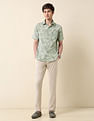 U.S. Polo Assn. Tropical Printed Tailored Fit Shirt