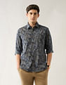 Arrow Sport Tropical Printed Printed Tailored Fit Shirt