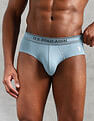 U.S. Polo Assn. Solid Low Rise OEB15 Briefs - Pack Of 3