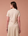 U.S. Polo Assn. Women Heathered Cotton Polo Shirt