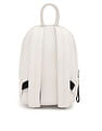 Tommy Hilfiger Solid Off-White PU Backpacks