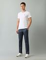 Arrow Sport Regular Fit Textured T-Shirt