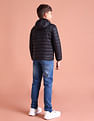 U.S. Polo Assn. Kids Logo Hooded Solid Puffer Jacket