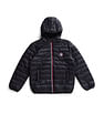 U.S. Polo Assn. Kids Logo Hooded Solid Puffer Jacket
