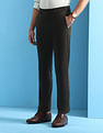 Arrow Newyork Solid Regular Fit Knitted Trousers