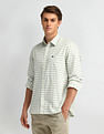 Arrow Sport Micro Checked Cotton Shirt