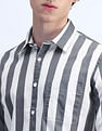 Flying Machine Slim Fit Striped Shirt