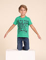 U.S. Polo Assn. Kids Boys Graphic Printed Regular Fit T-Shirt