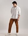 Calvin Klein Jeans Solid Regular-Fit Cotton Shirt