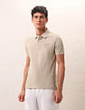 U.S. Polo Assn. Denim Co. Brand Printed Pure Cotton Polo Shirt