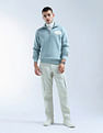Flying Machine Solid High Neck Sweatshirt