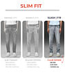 Flying Machine Slash Slim Tapered Fit Lightly Distressed Authentic Signature Jeans
