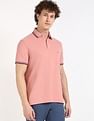 Tommy Hilfiger Solid Regular-Fit Cotton Polo Shirt