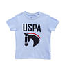 U.S. Polo Assn. Kids Boys Brand Print Cotton T-Shirt
