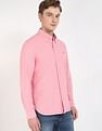 Tommy Hilfiger Solid Regular-Fit Cotton Shirt