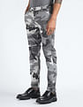 Flying Machine Slim Tapered Camouflage Trousers
