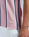 Flying Machine Vertical Striped Digitopia Polo Shirt