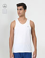 USPA Innerwear Solid Cotton EV002 Vest - Pack Of 2
