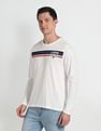 U.S. Polo Assn. Denim Co. Long Sleeve Brand Stripe Cotton T-Shirt