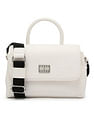 Tommy Hilfiger Solid White Pu Sling Bag