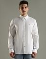 Tommy Hilfiger Solid Regular Fit Cotton Shirt