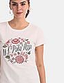 U.S. Polo Assn. Women Brand Print Cotton T-Shirt