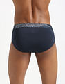 Calvin Klein Underwear Mens Solid Blue Briefs