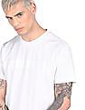 Calvin Klein Men White Crew Neck Brand Print T-Shirt
