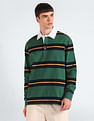 Tommy Hilfiger Horizontal Stripe Oversized Rugby Polo Shirt