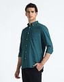 Flying Machine Windowpane Check Slim Shirt
