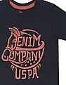 U.S. Polo Assn. Kids Boys Crew Neck Brand Print T-Shirt