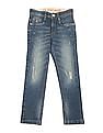 U.S. Polo Assn. Kids Lightly Distressed Slim Fit Jeans